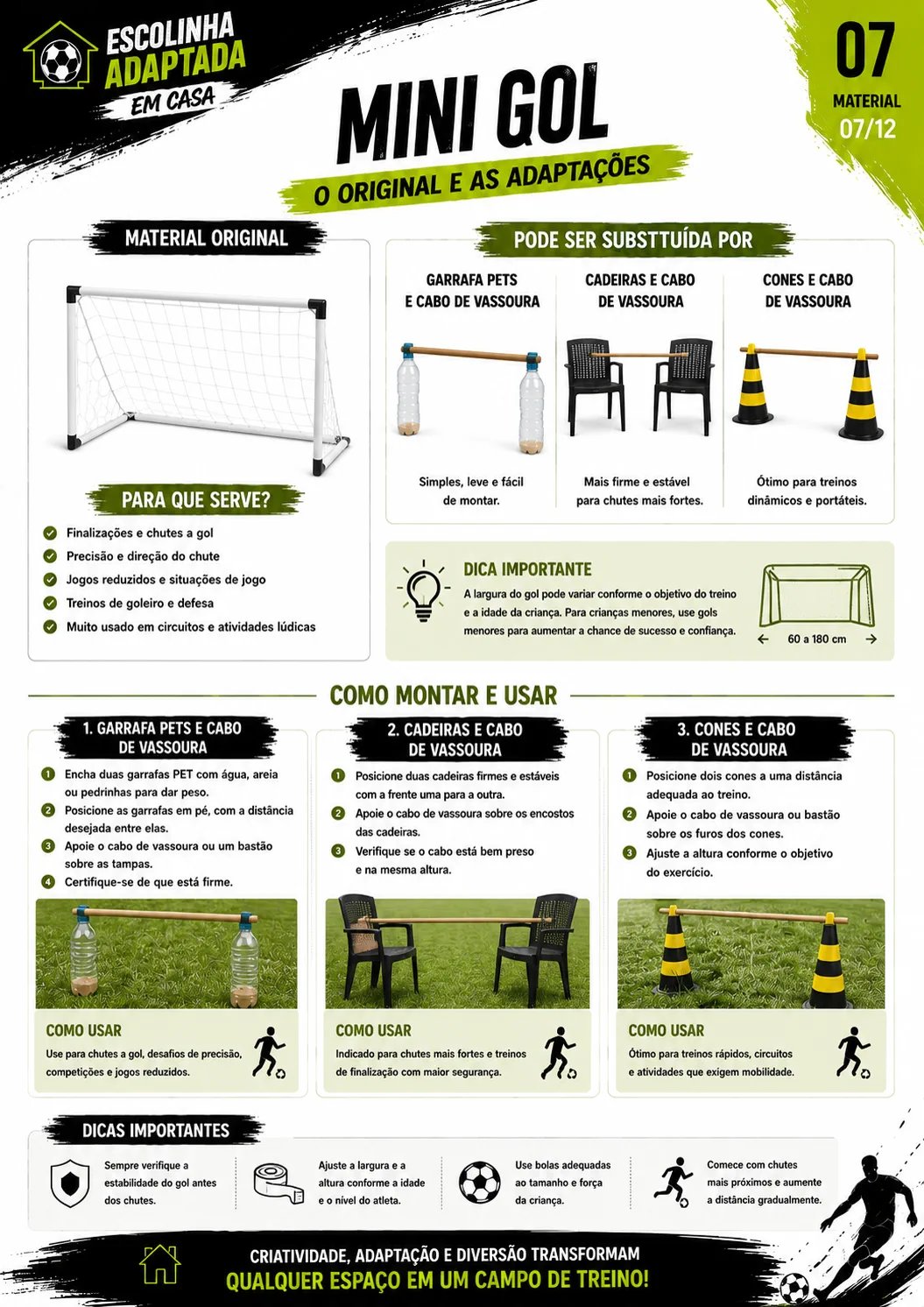 Mini gol adaptado