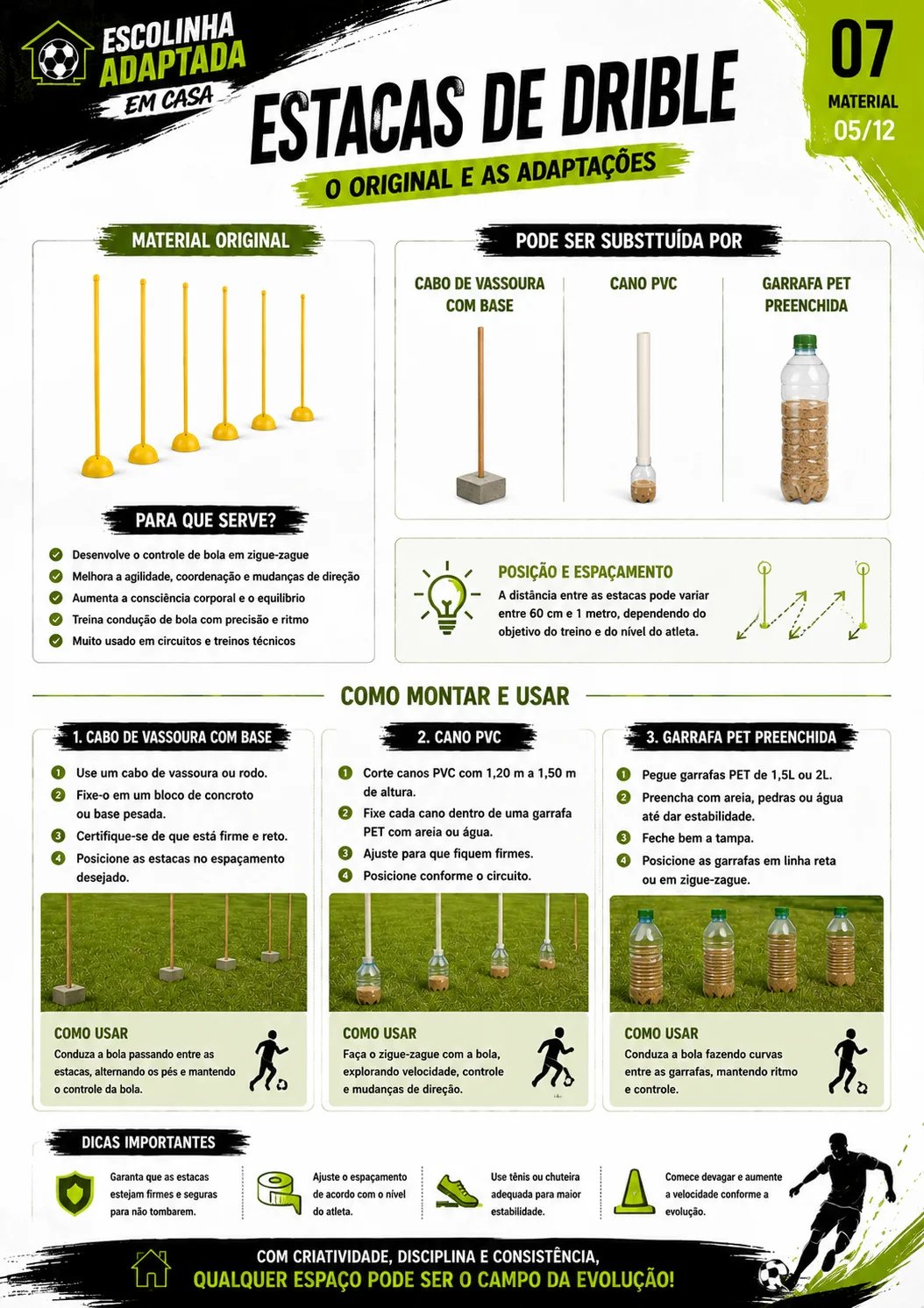 Estacas para drible
